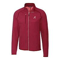 Veste zippée intégrale pour homme Cutter & Buck Crimson Alabama Tide Mainsail