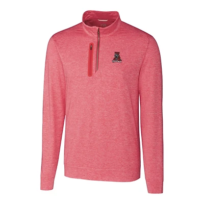 Veste demi-zippée pour homme avec logo Stealth Vault et Crimson Alabama Tide de Cutter & Buck