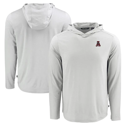 Men's Cutter & Buck Alabama Crimson Tide Coastline Epic Comfort Eco Recycled Long Sleeve Hoodie T-Shirt