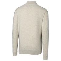 Pull à col zippé quart de tour pour homme, Alabama Crimson Tide, Cutter & Buck, Oatmeal
