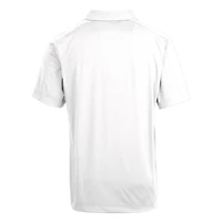 Men's Cutter & Buck  White Alabama Crimson Tide Alumni Logo Prospect Textured Stretch Polo