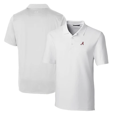 Men's Cutter & Buck White Alabama Crimson Tide Big Tall Forge Stretch Polo
