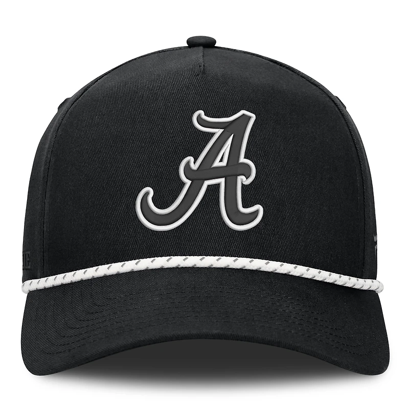 Men's Fanatics  Black Alabama Crimson Tide Undertone Rope Adjustable Hat