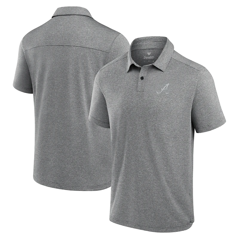 Men's Fanatics Charcoal Alabama Crimson Tide Performance Polo