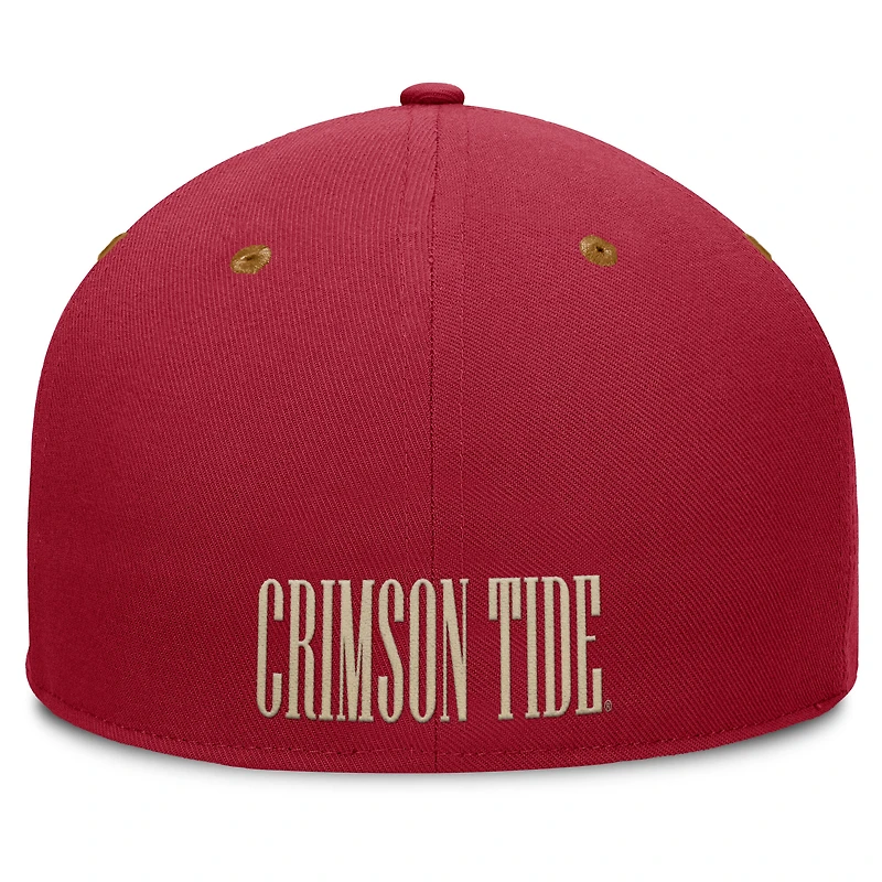 Casquette ajustée Fanatics Crimson/Marron Alabama Crimson Tide NoBo pour hommes