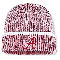 Bonnet en tricot à revers Alabama Crimson Tide Haze pour homme, couleur cramoisie/blanche, Fanatics