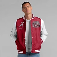 Veste à boutons-pression intégrale Crimson Alabama Tide Elements Elite pour hommes Fanatics