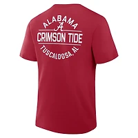 T-shirt Fanatics Crimson Alabama Fastbreak pour homme