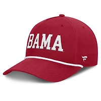 Casquette ajustable en corde pour hommes Fanatics Crimson Alabama Crimson Tide Foul Ball