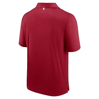 Polo Fundamental Defender pour homme de la marque Fanatics Crimson Alabama Tide