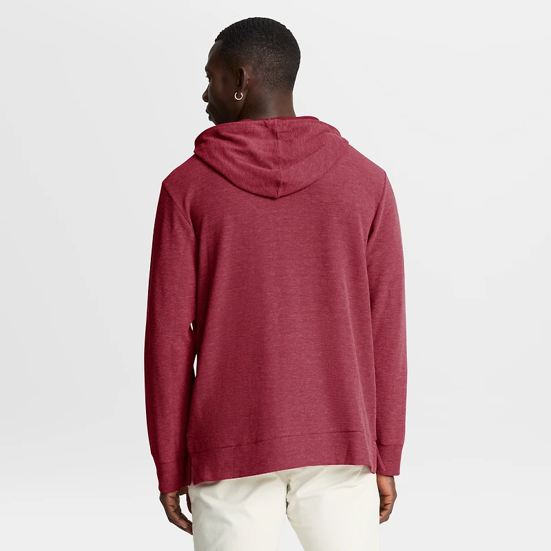 T-shirt à capuche manches longues Premium Huddle Up pour homme, Crimson Alabama Tide Hometown