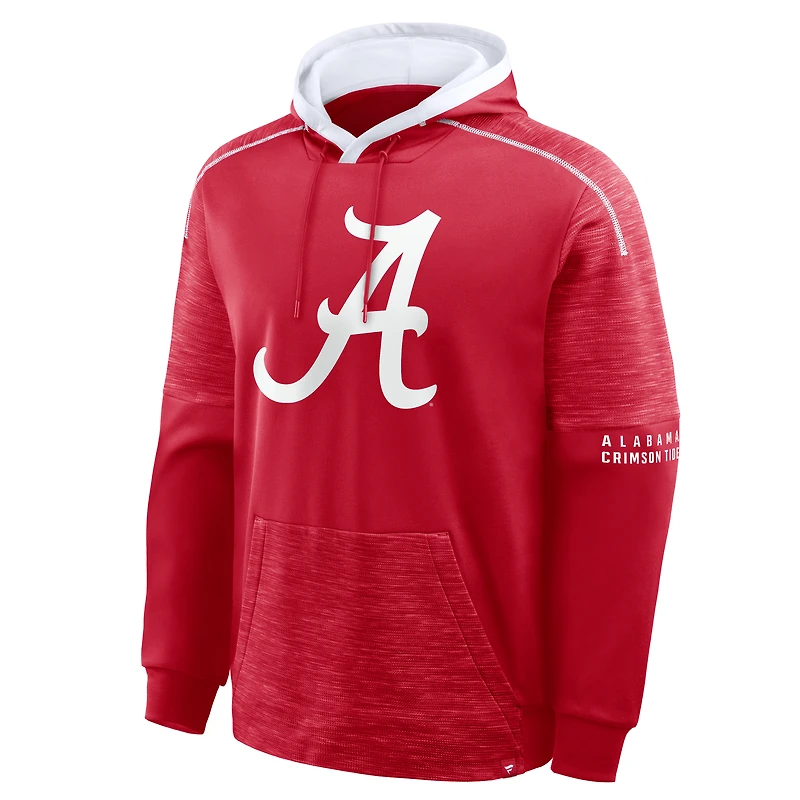 Sweat à capuche Fanatics Crimson Alabama Tide Quad Defender pour homme