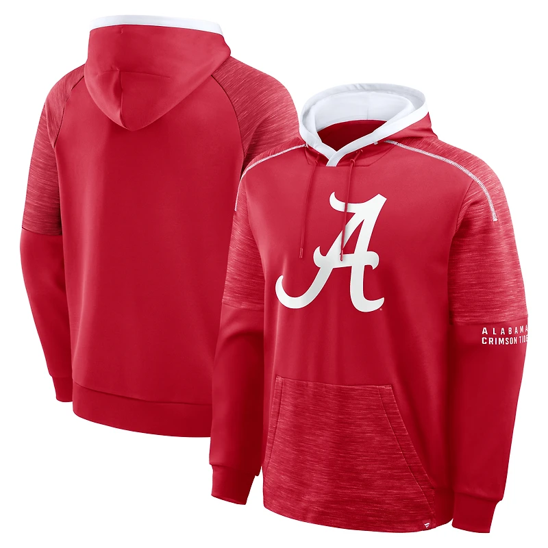 Sweat à capuche Fanatics Crimson Alabama Tide Quad Defender pour homme