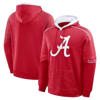 Sweat à capuche Fanatics Crimson Alabama Tide Quad Defender pour homme