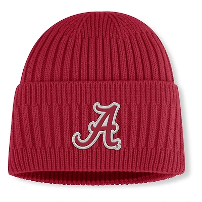Bonnet en tricot à revers Crimson Tide Revery pour homme Fanatics Crimson Alabama
