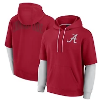 Sweat à capuche élégant pour homme Fanatics Crimson Alabama Tide