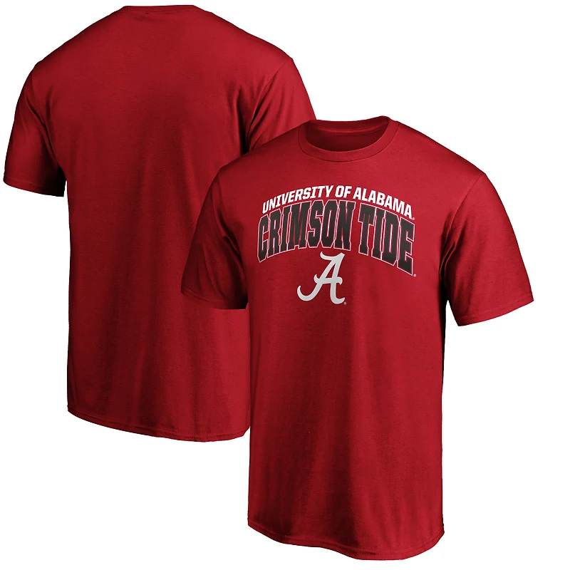 Men's Fanatics Crimson Alabama Tide Steady T-Shirt