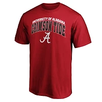 Men's Fanatics Crimson Alabama Tide Steady T-Shirt