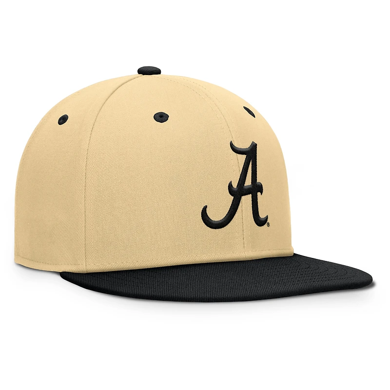Casquette ajustée Alabama Crimson Tide Balance pour homme, kaki/noir