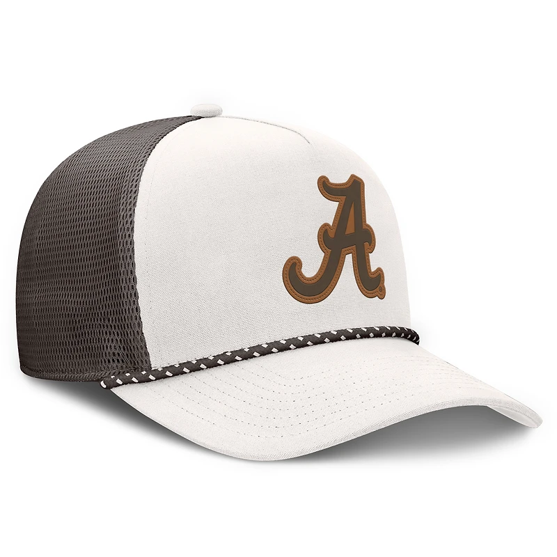 Casquette ajustable Fanatics Natural Alabama Crimson Tide Bronco Trucker pour homme