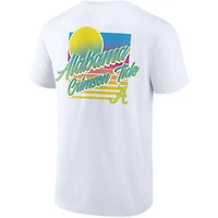 Men's Fanatics White Alabama Crimson Tide High Hurdles T-Shirt