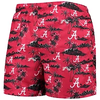 Maillot de bain FOCO Crimson Alabama Tide Island Palm pour hommes