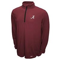 Pull à fermeture éclair quart de tour Crimson Tide Breeze pour homme Franchise Club Alabama