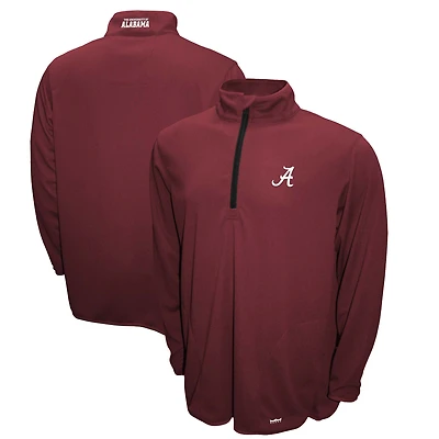 Pull à fermeture éclair quart de tour Crimson Tide Breeze pour homme Franchise Club Alabama