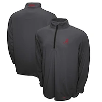 Pull zippé 1/4 Alabama Crimson Tide Breeze pour homme, gris, Franchise Club