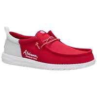 Men's Hey Dude  Crimson/White Alabama Crimson Tide Wally Casual Slip-On Shoes