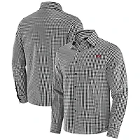 Men's J. Palmer Black Alabama Crimson Tide Dual Threat Long Sleeve Button-Up Shirt