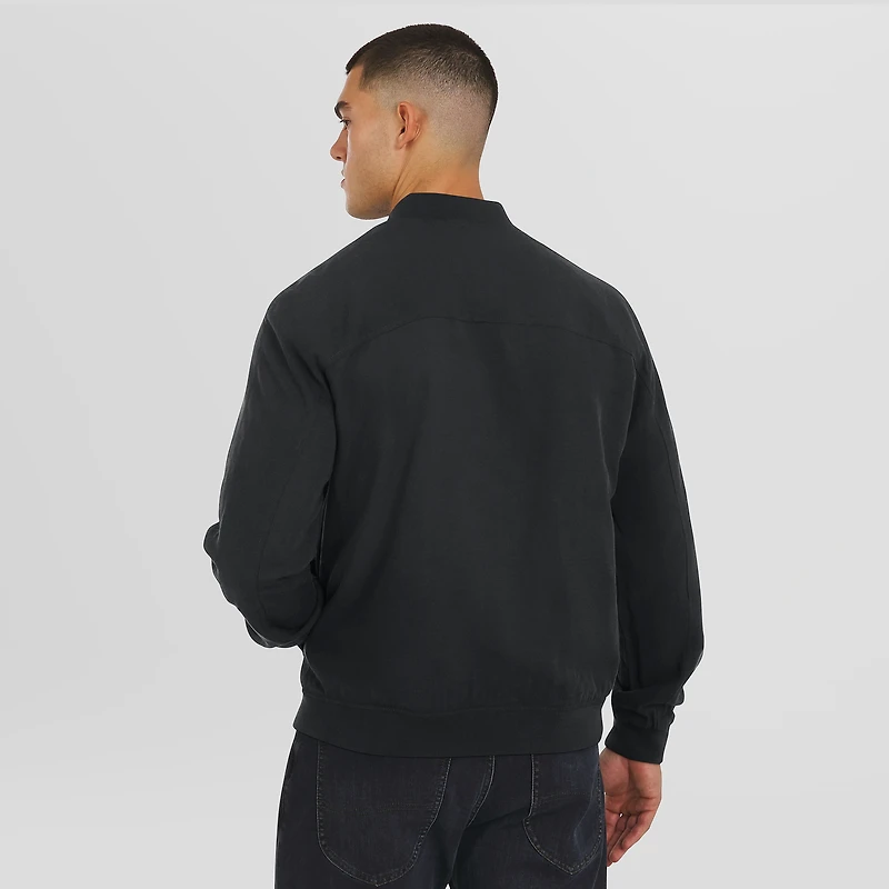 Men's J. Palmer Black Alabama Crimson Tide Lightweight Cover-4 Tri-Blend Full-Zip Jacket