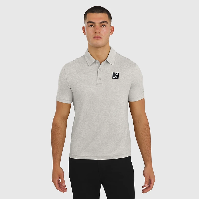 Polo J. Palmer crème Alabama Crimson Tide pour homme