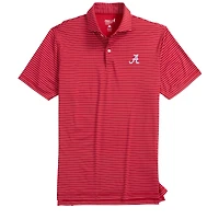 Men's johnnie-O  Crimson Alabama Tide Beau Striped Polo