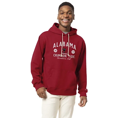 Sweat à capuche Bendy Arch Essential 2.0 pour homme de la ligue universitaire Crimson Alabama Tide