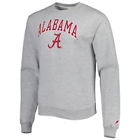 Hommes League Collegiate Wear Heather Grey Alabama Crimson Tide 1965 Arch Essential Sweatshirt épais