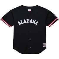 Maillot à boutons complets Mitchell & Ness Alabama Crimson Tide On The Clock pour homme