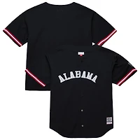 Maillot à boutons complets Mitchell & Ness Alabama Crimson Tide On The Clock pour homme