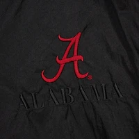 Men's Mitchell & Ness Black Alabama Crimson Tide Team 3.0 Anorak Half-Zip Hoodie