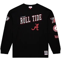 Men's Mitchell & Ness Black Alabama Crimson Tide Training Camp Long Sleeve T-Shirt
