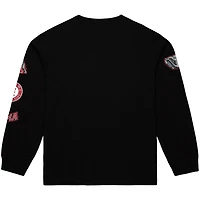 Men's Mitchell & Ness Black Alabama Crimson Tide Training Camp Long Sleeve T-Shirt