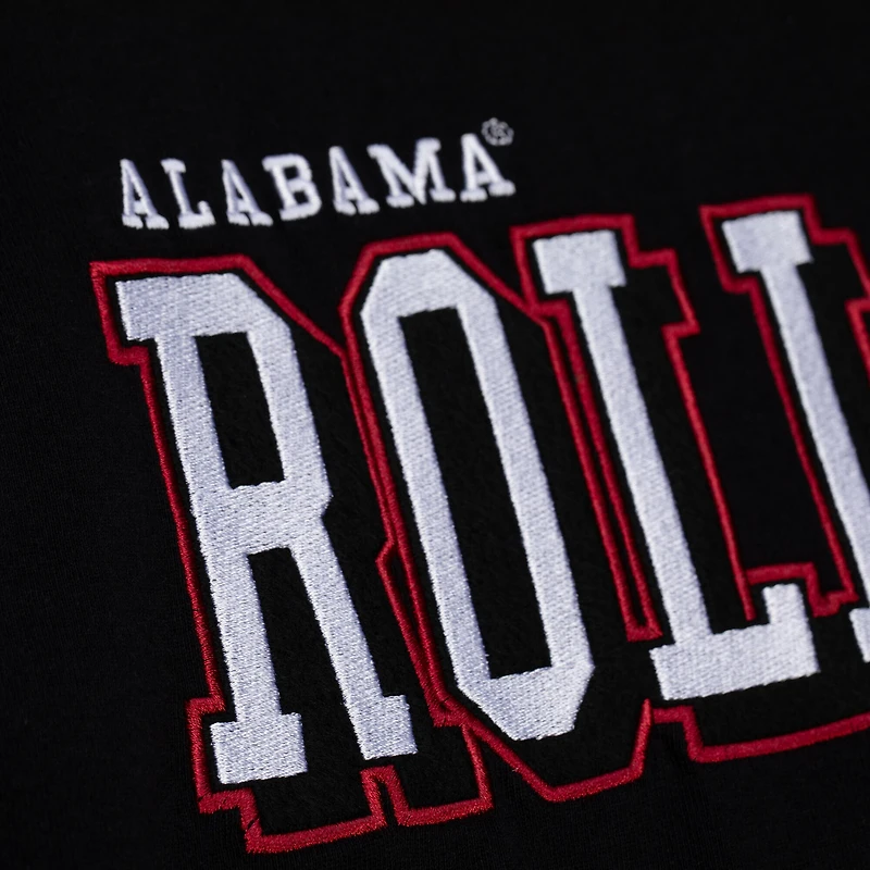 Men's Mitchell & Ness Black Alabama Crimson Tide Training Camp Long Sleeve T-Shirt