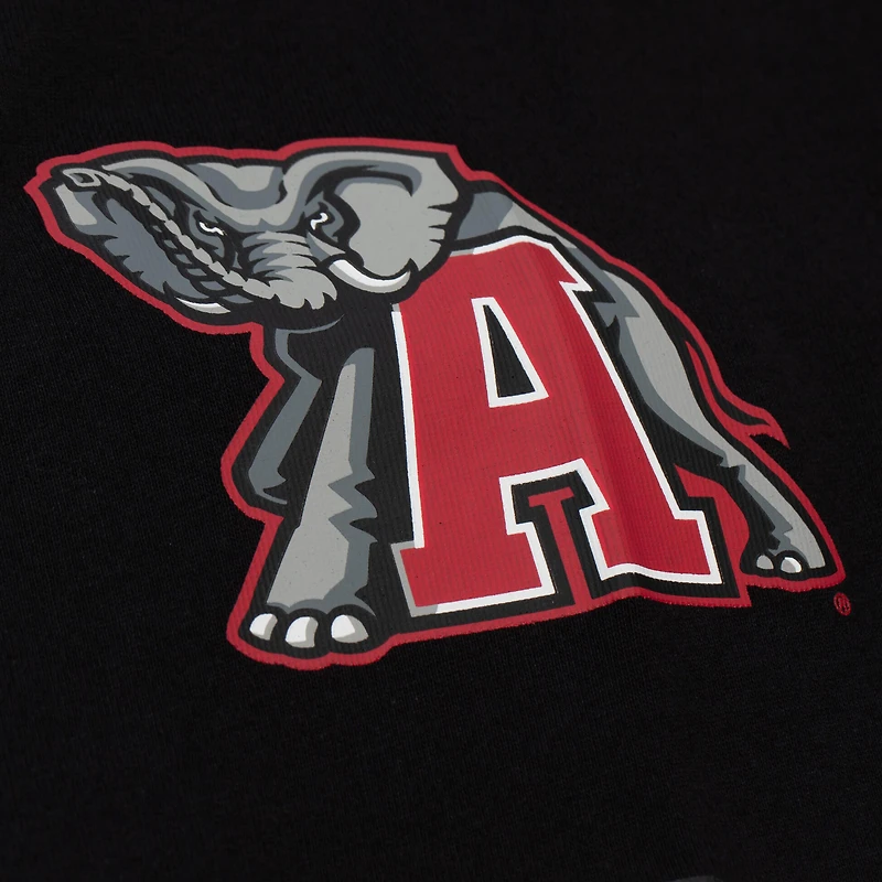 Men's Mitchell & Ness Black Alabama Crimson Tide Training Camp Long Sleeve T-Shirt