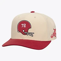 Men's Mitchell & Ness Cream/Crimson Alabama Crimson Tide Two-Tone Pro Crown Adjustable Hat