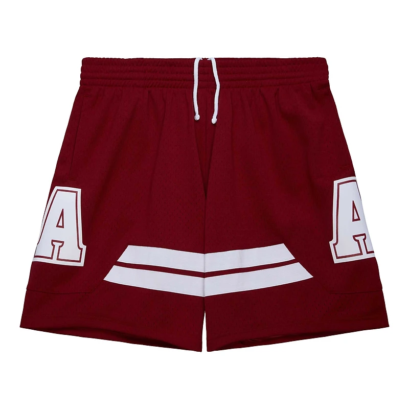Short en jersey Mitchell & Ness Crimson Alabama Tide 2003/04 pour hommes
