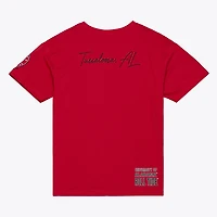 Men's Mitchell & Ness Crimson Alabama Tide Double Clutch Premium T-Shirt