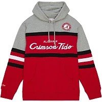 Sweat à capuche Mitchell & Ness Crimson Alabama Tide Head Coach pour hommes
