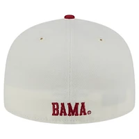 Casquette ajustée New Era Alabama Crimson Tide Chrome 59FIFTY pour homme