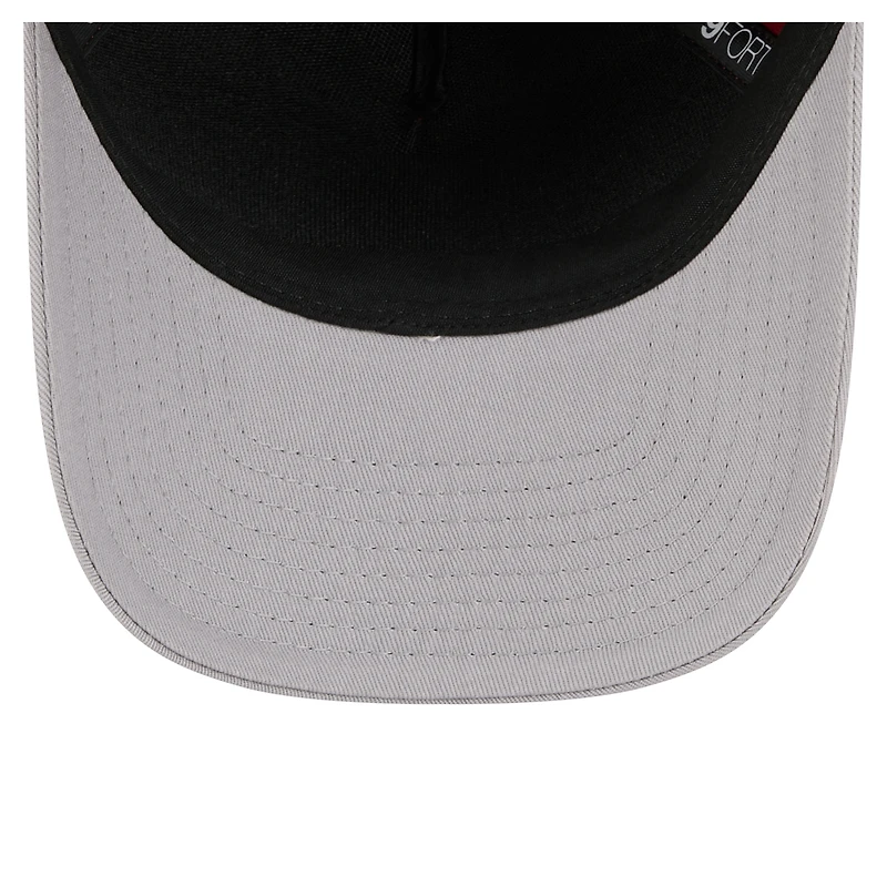 Men's New Era Crimson/Gray Alabama Crimson Tide Arch Two-Tone Rope 9FORTY A-Frame M-Crown Adjustable Hat