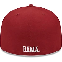 Casquette ajustée 59FIFTY Alabama Crimson Tide de New Era pour homme